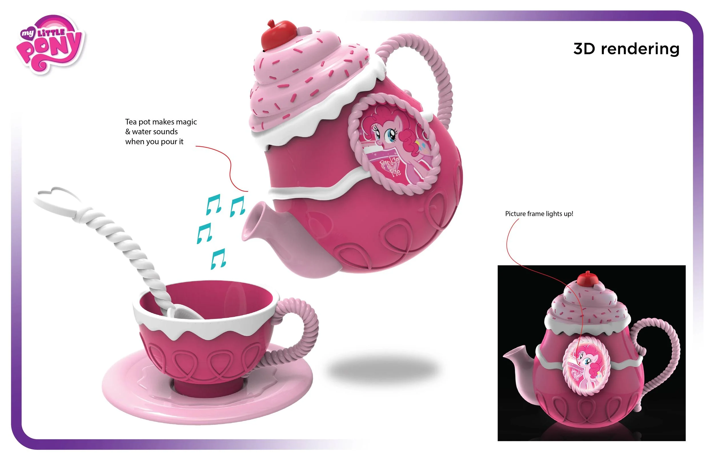 My little pony tea top set